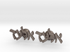 Hebrew Name Cufflinks - "Elad" 3d printed 