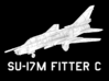 Su-17M Fitter C (Clean, Wings In) 3d printed 