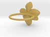Magnolia Ring 3d printed 