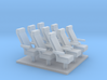 Caboose chairs X9 3d printed 