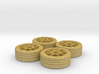 Miniature Konig Lockout Rim & Tire - 4x 3d printed 