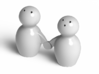 Q-T Salt And Pepper Shakers 3d printed Q-T Salt and Pepper Shakers
