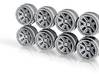 Celica Supra 8-6 OEM style Hot Wheels Rims 3d printed 