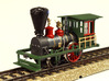 Cheshire No. 1 2-2-0 Steam Locomotive 1863 3d printed painted and detailed model