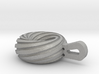 one way abha coil pendant necklace 55 x 40 x 1.6mm 3d printed 