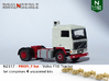 PROFI_T Set: 4x Volvo F10 4x2 tractor (N 1:160) 3d printed 