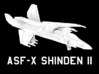 ASF-X Shinden II (Loaded) 3d printed 