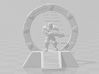 Stargate Space Portal 15mm scale miniature games 3d printed 