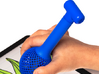 Textured Bulb Pen Grip - large without button 3d printed 