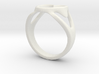 3-Heart Ring 3d printed 