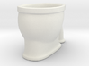 Espresso cup toilet 3d printed 