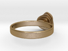 Gold Mine ring - UK Q (inside diameter 18.34mm) 3d printed 