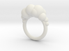 Cloud Ring size 6  3d printed 