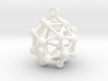 Polyhedron Pendant 3d printed 