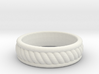 Twist Band Ring - 9½ 3d printed 