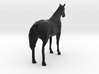 Horse Ultra Black 3d printed 