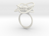 Sprouted Spiral Ring (Size 7) 3d printed 