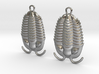 Trilobites Earrings 3d printed 