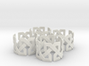 Islamic Napkin Rings - Set of Four 3d printed 