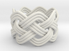 Turk's Head Knot Ring 4 Part X 7 Bight - Size 5 3d printed 