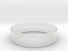 Concave Ring Band all sizes, multisize 3d printed 