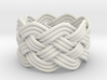 Turk's Head Knot Ring 5 Part X 8 Bight - Size 6 3d printed 