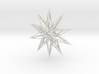 6" Modern Geometric Christmas Tree Star 3d printed 