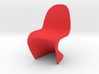 Panton Chair 10.7cm (4.2 inches) Height 3d printed 