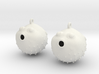 Blowfish Earrings  3d printed 