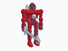 Crimson Commander Micronauts Figure  3d printed Crimson Commander