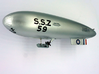 S S Zero 1:350 scale Envelope 3d printed SS Zero in 1:350 scale by Classic Airships