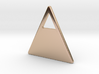 Custom Triangle  pendant 3d printed 