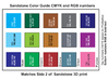 Sandstone Color Guide for 3D Designers 3d printed 