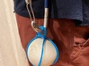 Carabiner Clippable Ball Holder 3d printed 