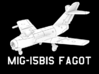 MiG-15bis Fagot 3d printed 