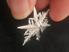 Snowflake pendent, just in time for Frozen season 3d printed rear of snowflake