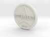 Harber Aircraft logo coin 3d printed 