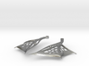 Wing Earrings - Fishhooks 3d printed 