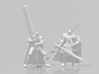 Medieval Batman HO scale 20mm miniature model rpg 3d printed 