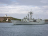 Nameplate HMAS Newcastle 3d printed Adelaide-class frigate HMAS Newcastle.