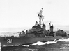 Nameplate ROKS Chung Mu 충무 3d printed Fletcher-class destroyer ROKS Chung Mu, ex-USS Erben DD-631