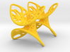 Geometric Butterfly Earrings 3d printed 