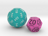 Squid Game d456 in two dice (d12 and d38) 3d printed 