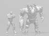 Mass Effect Shepard defender armor miniature games 3d printed 