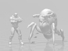 Mass Effect Shepard defender armor miniature games 3d printed 