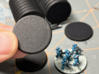 Urban Street : 25mm Low-Profile Round Bases 3d printed 