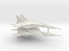 1:500 Scale MiG-25PD (Loaded, Gear Up) 3d printed 