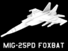 1:500 Scale MiG-25PD (Loaded, Gear Up) 3d printed 