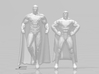 Superman HO scale 20mm miniature model scifi hero 3d printed 