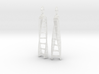 DNA Earrings - No Spin 3d printed 